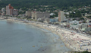 Playa centro de Piriapolis